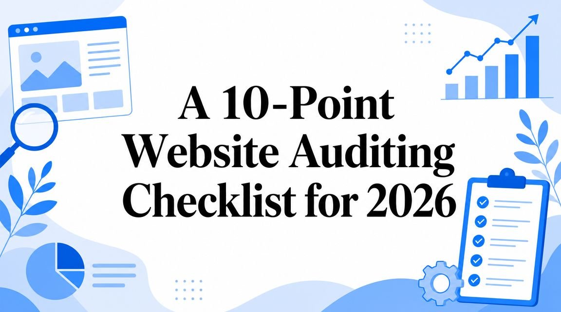A 10-Point Website Auditing Checklist for 2026