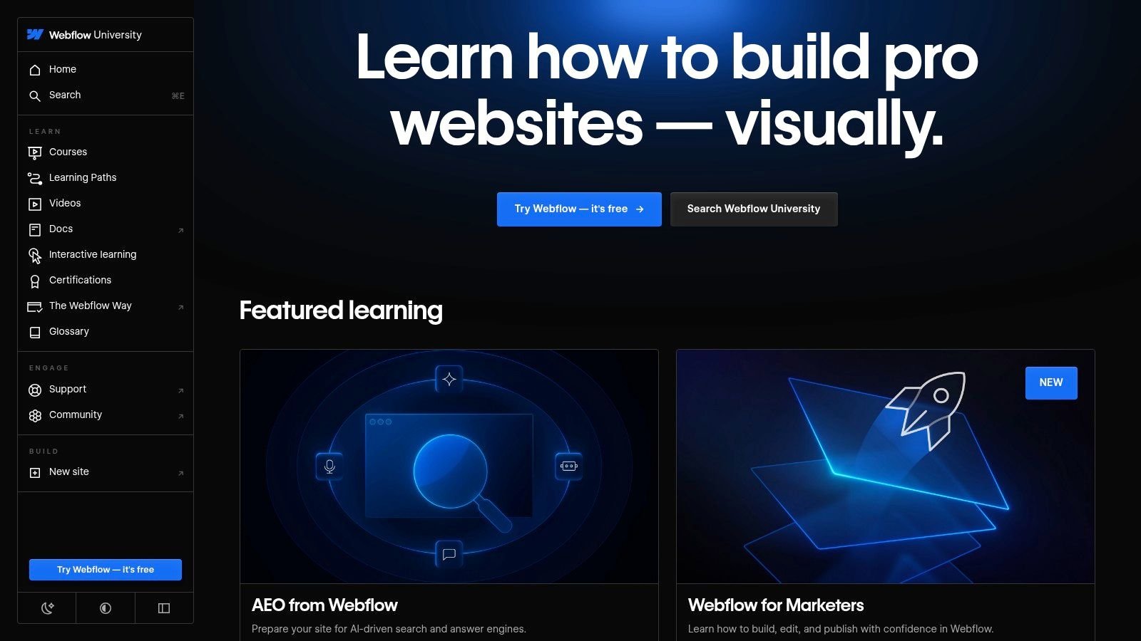 Webflow University